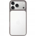 Фото TPU+PC чохол Metal Buttons на Apple iPhone 18 Pro / 17 Pro (6.3") (Сірий / Grey) на vchehle.ua