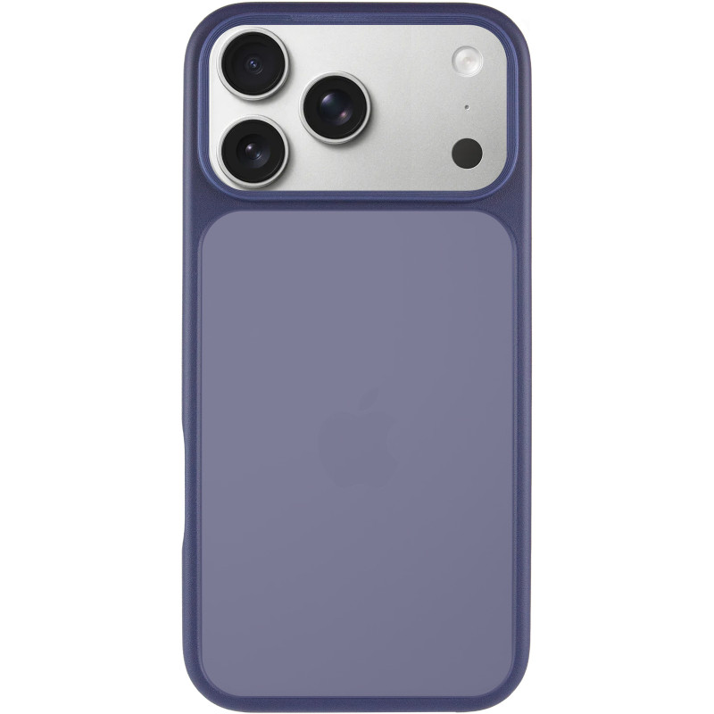 Фото TPU+PC чохол Metal Buttons на Apple iPhone 18 Pro / 17 Pro (6.3") (Синій / Navy Blue) на vchehle.ua