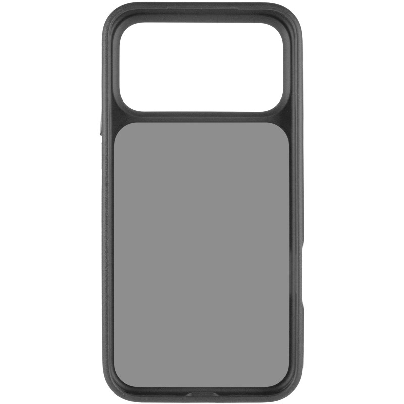Фото TPU+PC чохол Metal Buttons на Apple iPhone 18 Pro / 17 Pro (6.3") (Чорний / Black) в маназині vchehle.ua