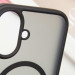 TPU+PC чехол Metal Buttons with Magnetic Fit для Apple iPhone 16 (6.1") (Черный / Black) в магазине vchehle.ua