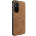 TPU+PC чехол Nappa Texture Magnetic Case для Xiaomi Redmi A7 Pro 4G / Poco C85x (Brown)