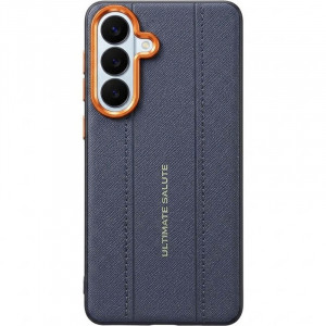 TPU+PC Vegan Leather Case with Metal Camera Frame для Samsung Galaxy S26+