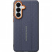 TPU+PC Vegan Leather Case with Metal Camera Frame на Samsung Galaxy S26+ (Blue)