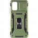 Фото Удароміцний чохол Camshield Army Ring на Xiaomi Poco F5 / Note 12 Turbo (Оливковий / Army Green) в маназині vchehle.ua