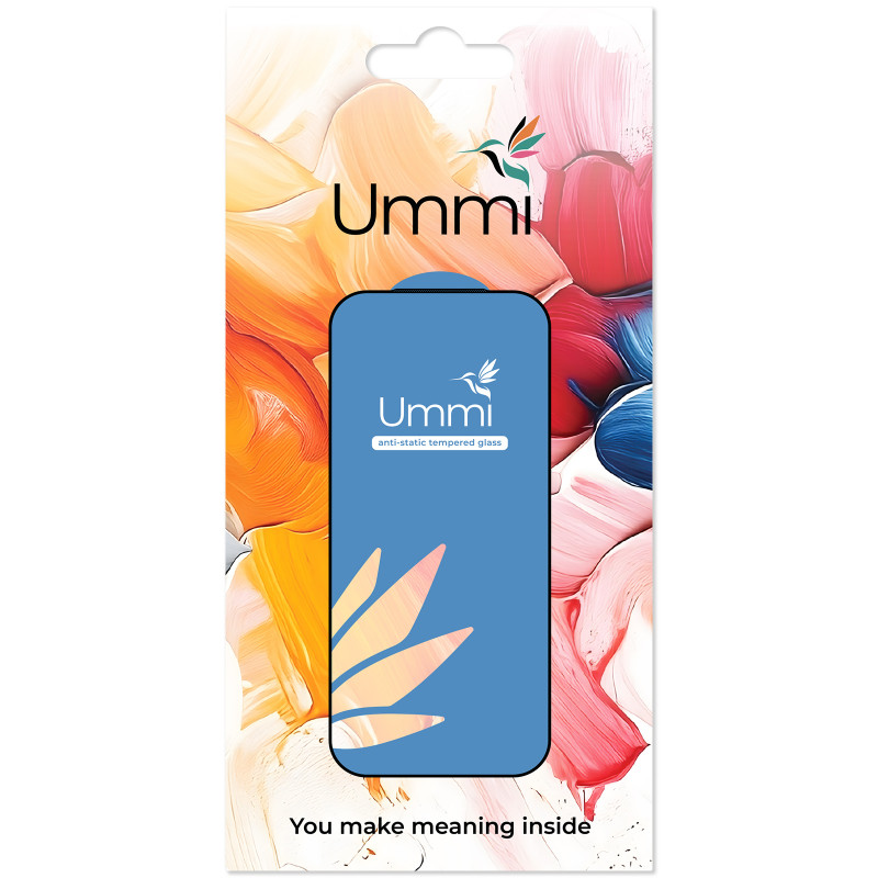 Фото Защитное стекло Ummi для Apple iPhone 16 Pro Max (6.9") (Черный) на vchehle.ua