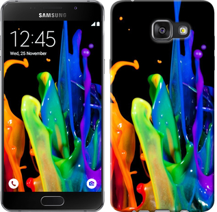 Чехол брызги краски для Samsung Galaxy A8 (2016) A810