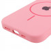 Купити Чохол Silicone Case Full Protective (AA) with Magnetic Safe на Apple iPhone 12 Pro Max (6.7") (Рожевий / Light pink) на vchehle.ua