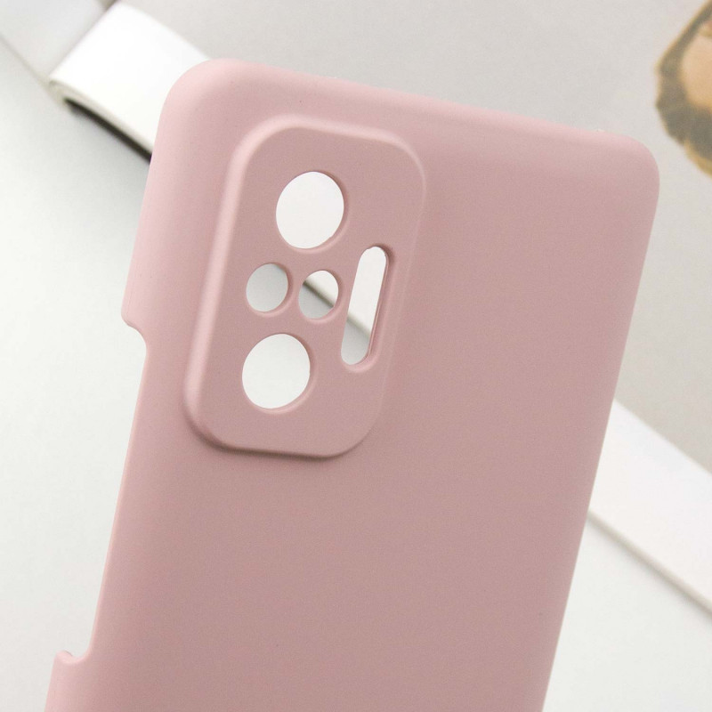 Чехол Silicone Cover Lakshmi Full Camera (AAA) для Xiaomi Redmi Note 10 Pro / 10 Pro Max (Розовый / Pink Sand) в магазине vchehle.ua