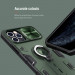 TPU+PC чехол Nillkin Metal CamShield Armor no logo (шторка на камеру) для Apple iPhone 13 Pro (6.1") (Green) в магазине vchehle.ua