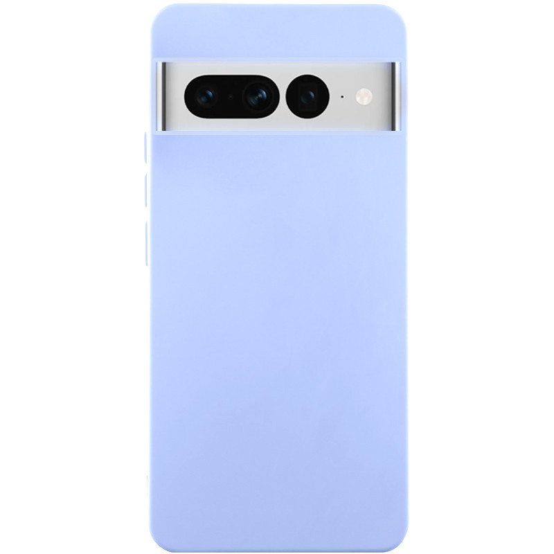 Чехол TPU GETMAN Liquid Silk для Google Pixel 7 Pro (Сиреневый / Light purple)