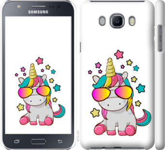 

Чехол Единорог в очках для Samsung Galaxy J7 (2016) J710F 911614