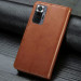 Купить Кожаный чехол-книжка GETMAN Gallant (PU) для Xiaomi Redmi Note 10 Pro / 10 Pro Max (Коричневый) на vchehle.ua