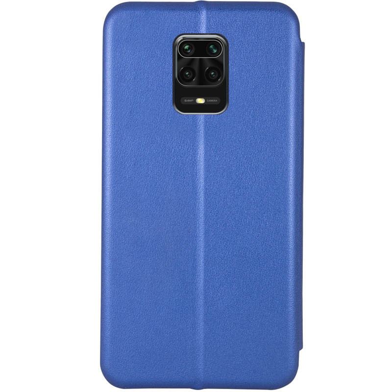 Фото Кожаный чехол-книжка Classy для Xiaomi Redmi Note 9s / Note 9 Pro / Note 9 Pro Max (Синий) на vchehle.ua
