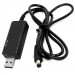 Кабель питания для роутера/модема USB-DC 5V 9V 12V GEN 3 (с преобразователем) (Black)