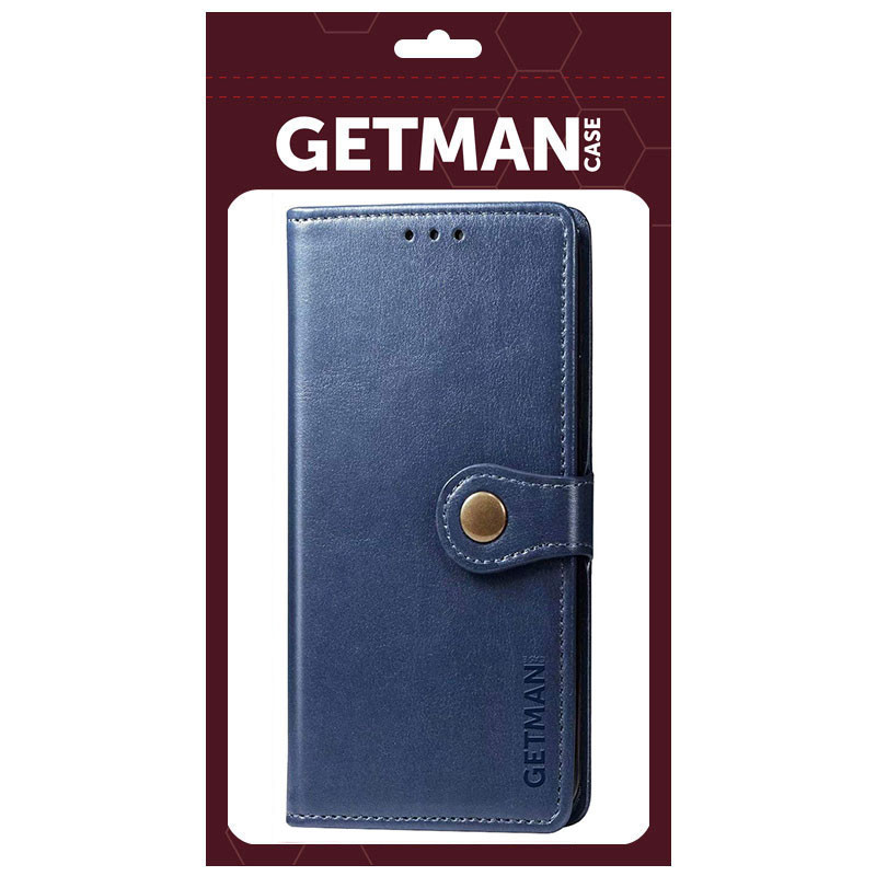 Купить Кожаный чехол книжка GETMAN Gallant (PU) для Xiaomi Redmi Note 4X / Note 4 (Snapdragon) (Синий) на vchehle.ua