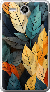 

Чохол Кольорове листя на Lenovo A529 1629869