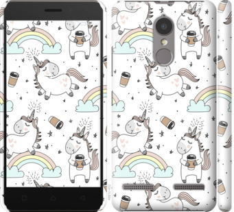 

Чехол Единорог и кофе для Lenovo K6 840802