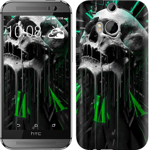 

Чохол Череп-годинник на HTC One M8 352715
