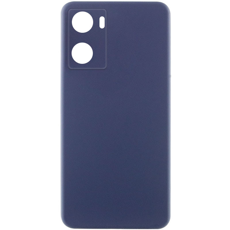 Чехол Silicone Cover Lakshmi Full Camera (AAA) для Oppo A57s / A77s (Темно-синий / Midnight blue)