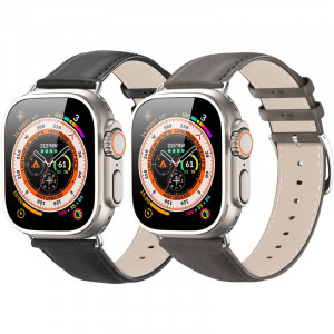 Ремешок Dux Ducis Leather Strap Classic для Apple Watch 38/40/41/42mm(ser.10)