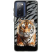 TPU+PC чохол TakiTaki Magic glow на Samsung Galaxy S20 FE (Tiger on the ground / Black)