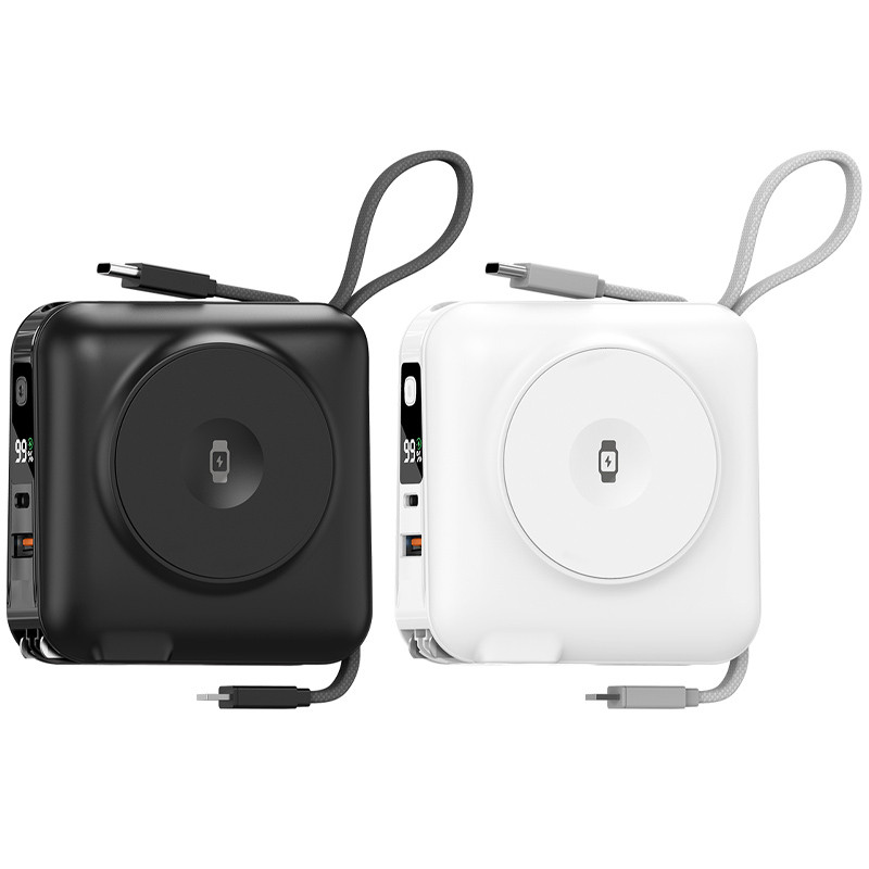Портативний ЗП Power Bank WIWU Wi-P051 6 in 1 PD45W з БЗП+iWatch 15000 mAh