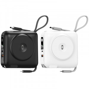 Портативное ЗУ Power Bank WIWU Wi-P051 6 in 1 PD45W с БЗУ+iWatch 15000 mAh