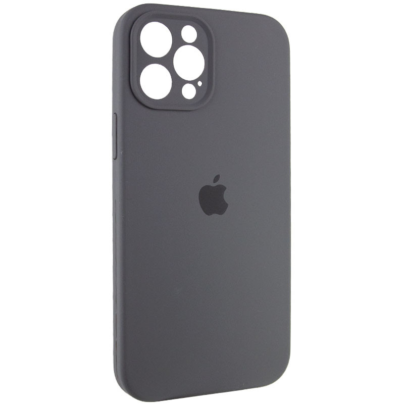 Фото Чохол Silicone Case Full Camera Protective (AA) на Apple iPhone 12 Pro Max (6.7") (Сірий / Dark Gray) на vchehle.ua