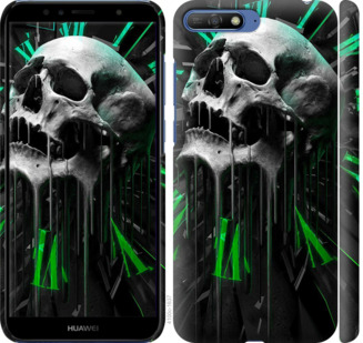

Чохол Череп-годинник на Huawei Honor 9 778016
