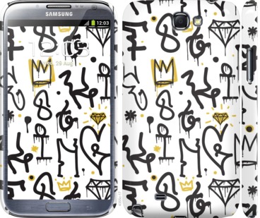 

Чехол Graffiti art для Samsung Galaxy Note 2 N7100 745112