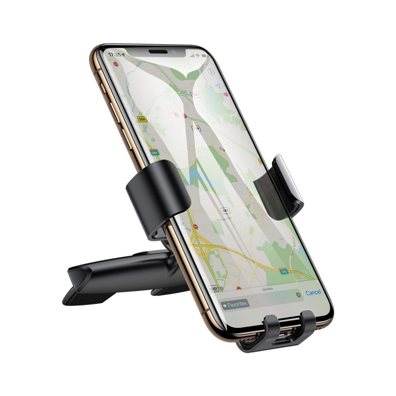 Замовити Автотримач Baseus Metal Age Gravity Car Mount (SUYL-J) (Чорний) на vchehle.ua