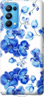 

Чехол Голубые орхидеи для Oppo Reno5 Pro 1177035