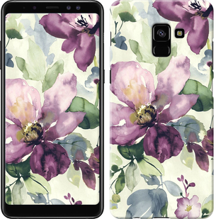 

Чехол Цветы акварелью для Samsung Galaxy A8 Plus 2018 A730F 631939