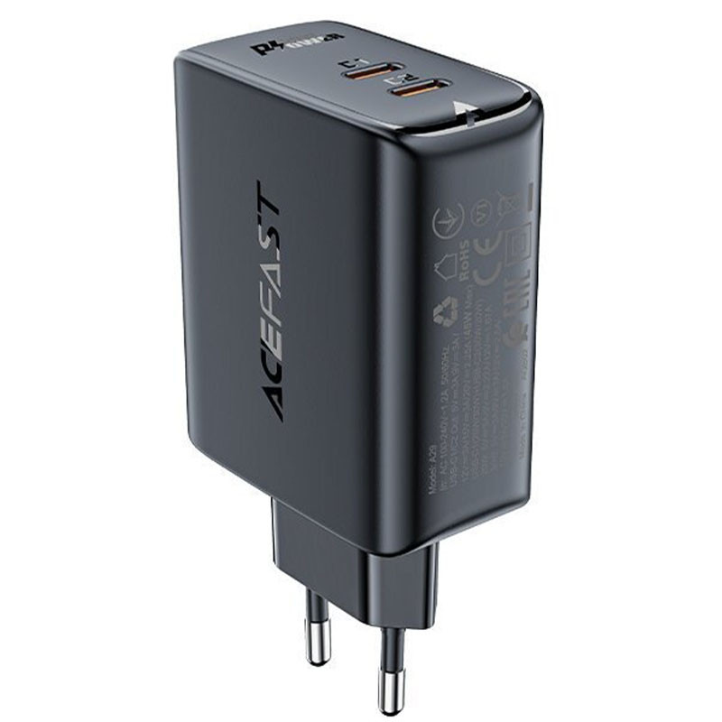 

МЗП Acefast A29 PD50W GaN (USB-C+USB-C) dual port (Black) 1612653