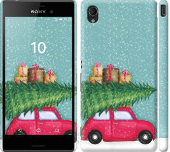 

Чехол Машина с подарками для Sony Xperia M4 Aqua E2312 867553