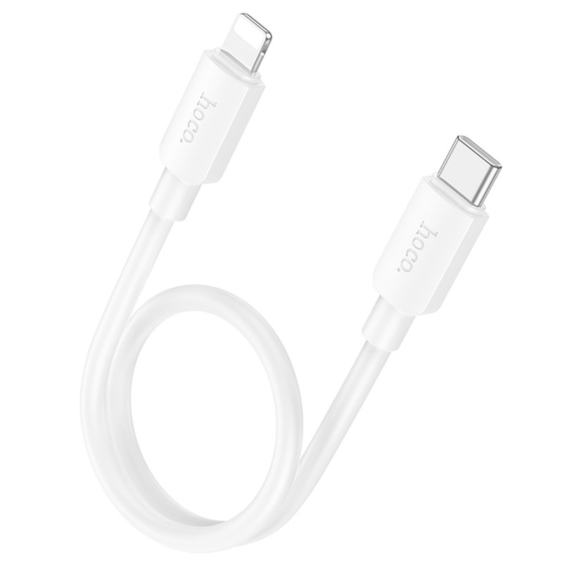 Фото Дата кабель Hoco X96 Hyper Type-C to Lightning 20W (1m) (White) на vchehle.ua