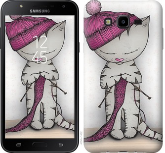 

Чохол Кішка рукодільниця на Samsung Galaxy J7 Neo J701F 679206