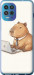 Чехол Funny Capybara CEO Working для Motorola G100