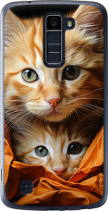 Чехол Котики 2 для LG K10 / K410