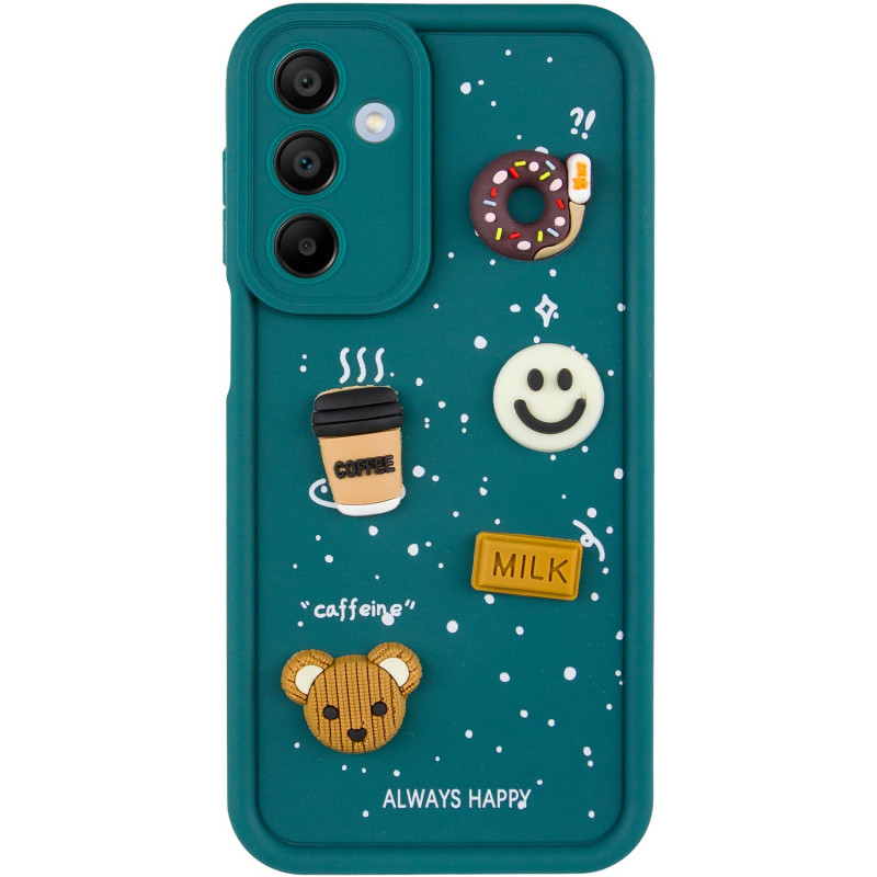 Фото Чехол TPU Toys Case для Samsung Galaxy A25 5G (Pine Green / Always Happy) на vchehle.ua