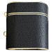 Кожаный футляр Suitcase для наушников AirPods 1/2 (Black)
