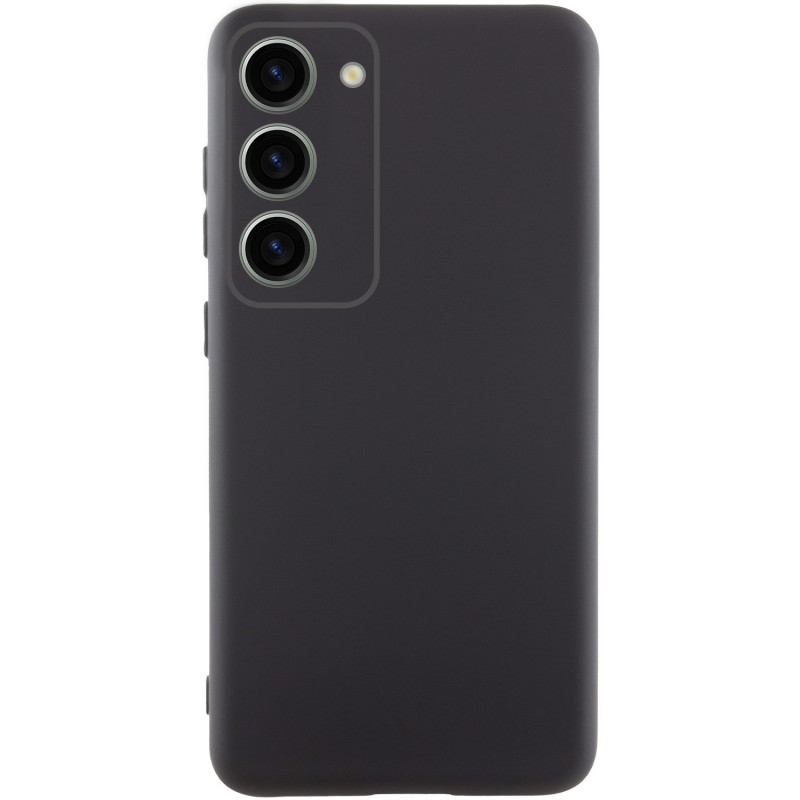 Чехол Silicone Cover Lakshmi Full Camera (AA) для Samsung Galaxy S24 FE (Черный / Black)