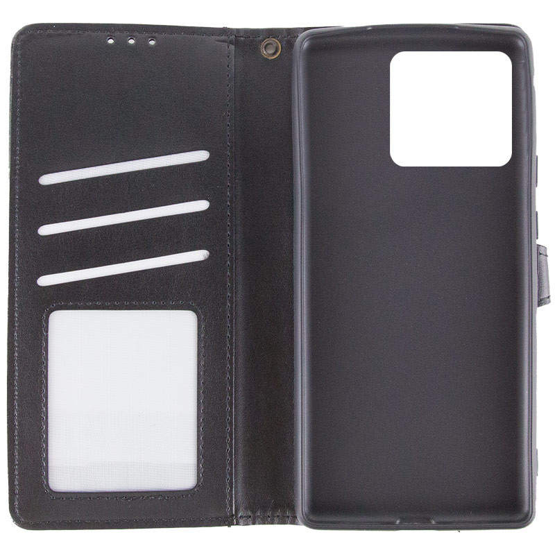 Заказать Кожаный чехол-книжка GETMAN Gallant (PU) для ZTE Nubia V60 (Черный) на vchehle.ua