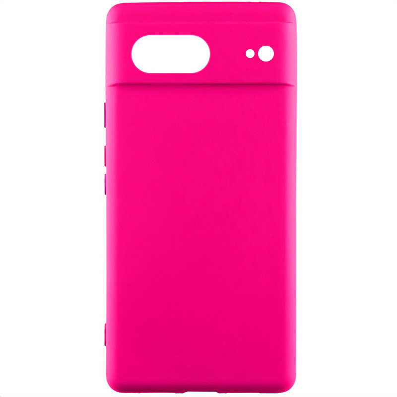 Чехол Silicone Cover Lakshmi Full Camera (AAA) для Google Pixel 7 (Розовый / Barbie pink)