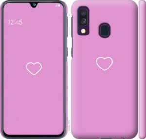 Чехол Сердце 2 для Samsung Galaxy A40 2019 A405F