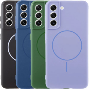 Чохол Silicone Cover Lakshmi Full Camera (AA) with MagFit на Samsung Galaxy S21 FE