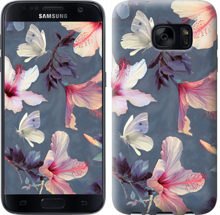 

Чехол Нарисованные цветы для Samsung Galaxy S7 G930F 596078