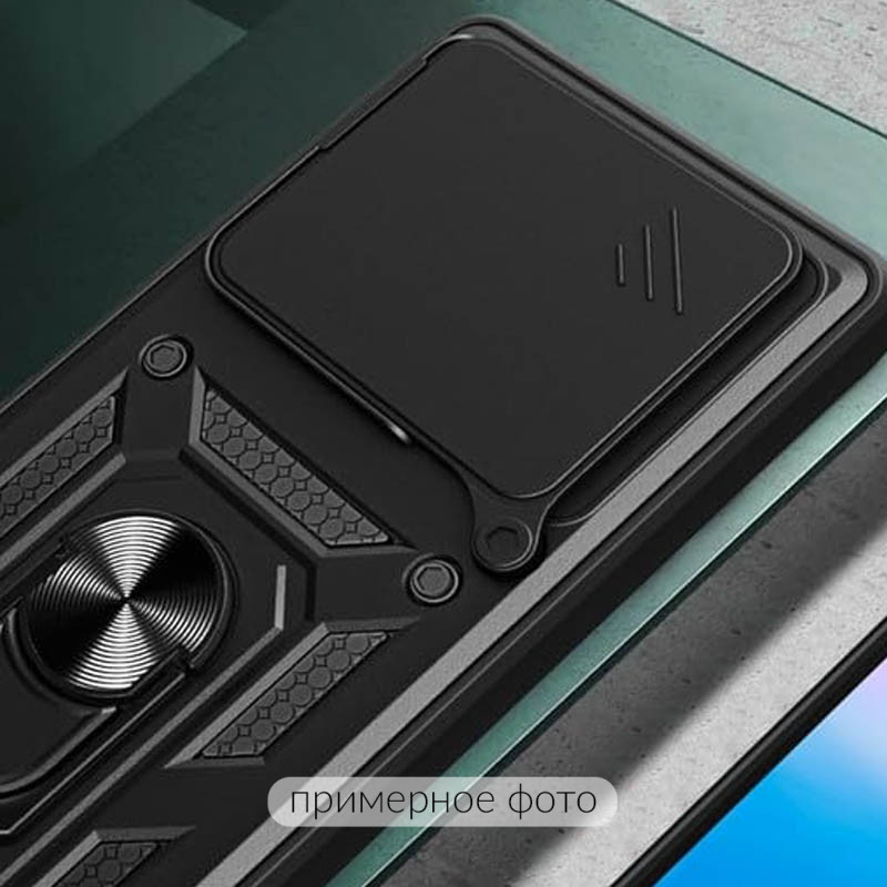 Заказать Ударопрочный чехол Camshield Serge Ring для Xiaomi Poco F7 Pro (Черный) на vchehle.ua
