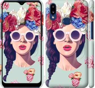 

Чохол Дівчина з квітами на Samsung Galaxy A10s A107F 778718