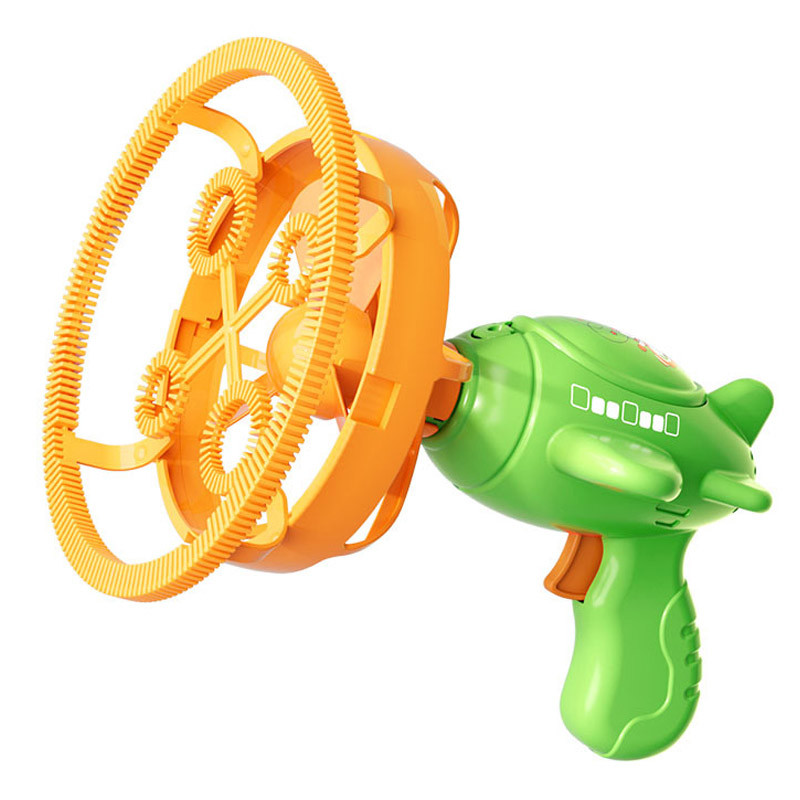 Пістолет для мильних бульбашок H035 Bubble Gun з пропелером 2in1 + bottle 250ml (Green)